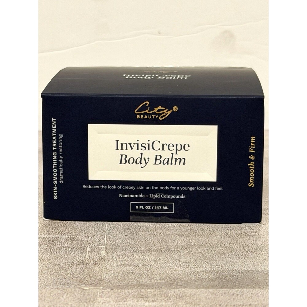 City Beauty InvisiCrepe Body Balm 5oz / 147 mL Skin Smoothing Treatment NIB